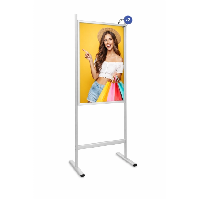 Stojak informacyjny A1 na plakat OWZ – stojak reklamowy dwustronny